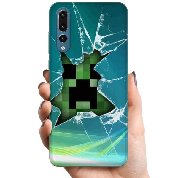 Kompatibelt Mobildeksel til Huawei P20 Pro MineCraft