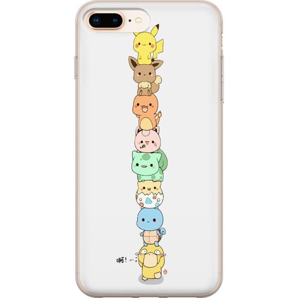 Kompatibel Mobilcover til Apple iPhone 8 Plus Pokemon
