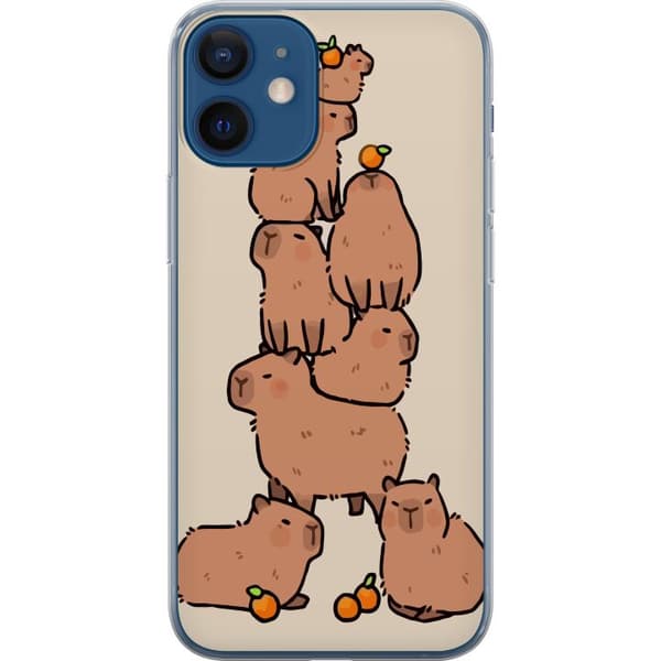 Kompatibelt Mobildeksel til Apple iPhone 12 Kapybara