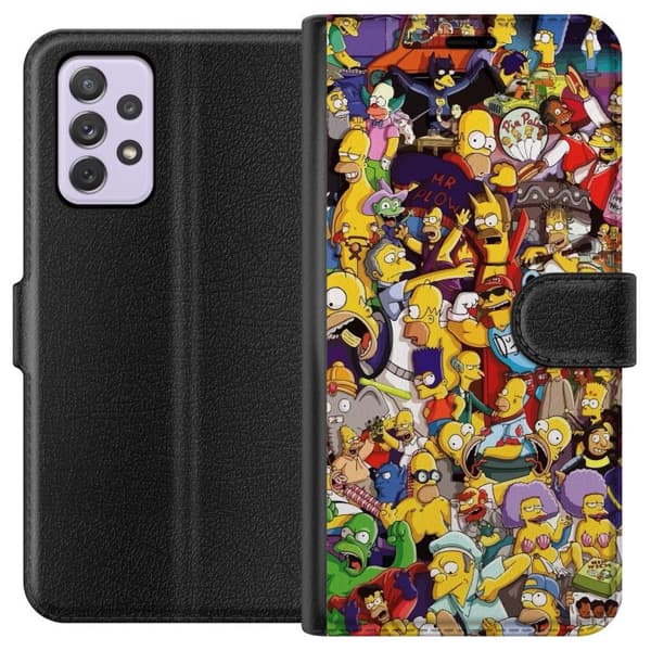 Kompatibelt Lommeboketui til Samsung Galaxy A52s 5G Simpsons