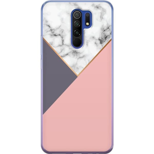 Kompatibelt Mobilskal till Xiaomi Redmi 9 Marble Cut