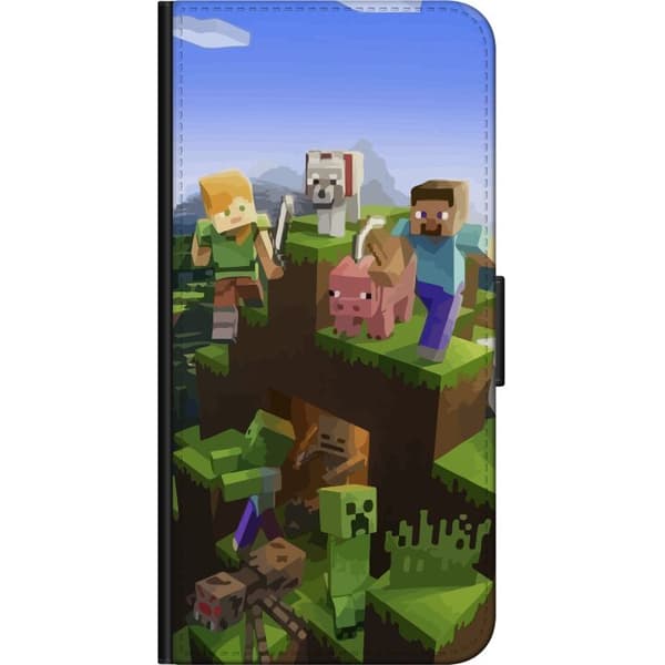 Kompatibel Tegnebogsetui til Motorola Moto G9 Play MineCraft