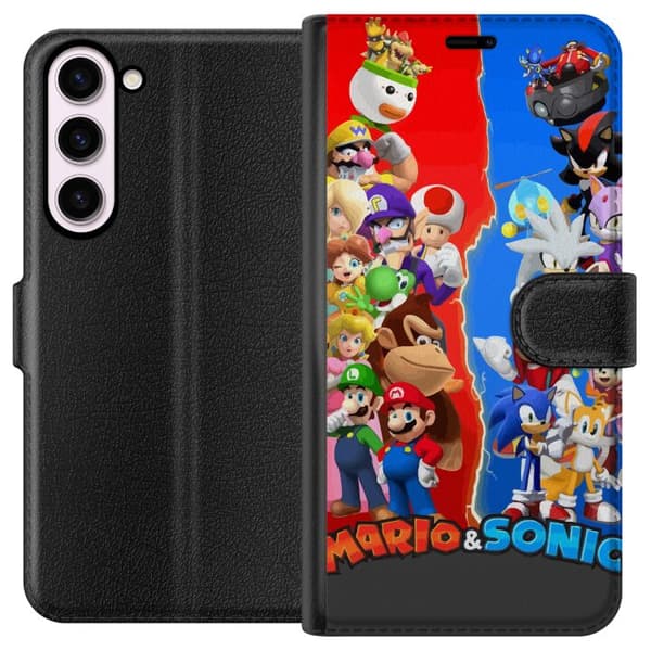 Yhteensopiva Lompakkokotelo Samsung Galaxy S23+ Super Mario