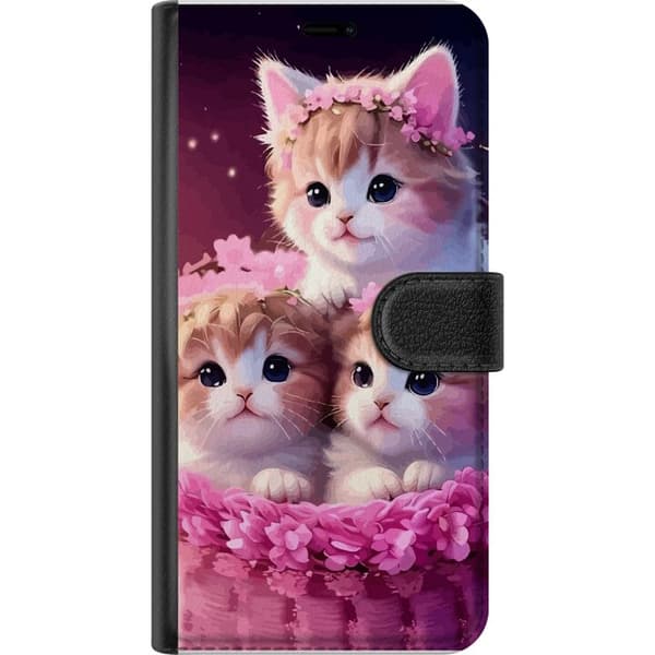 Kompatibelt Plånboksfodral till Samsung Galaxy A32 5G Katter