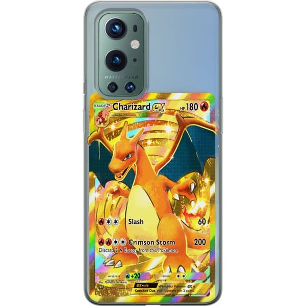 Kompatibelt Mobilskal till OnePlus 9 Pro Premiummotiv med Charizard EX