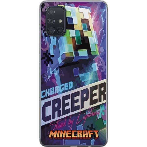 Kompatibelt Mobildeksel til Samsung Galaxy A71 Minecraft