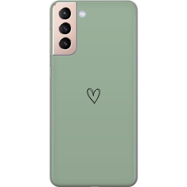 Kompatibelt Mobildeksel til Samsung Galaxy S21 Hjerte