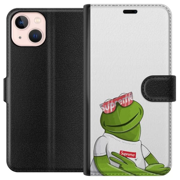 Kompatibelt Plånboksfodral till Apple iPhone 13 mini Kermit SUP