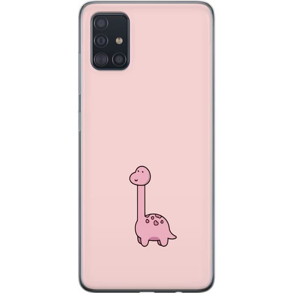Kompatibelt Mobildeksel til Samsung Galaxy A51 Rosa dinosaur