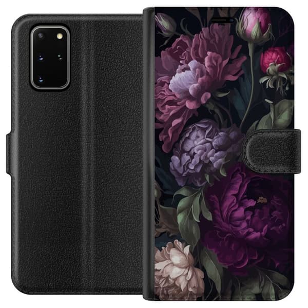 Kompatibelt Plånboksfodral till Samsung Galaxy S20+ Blommor