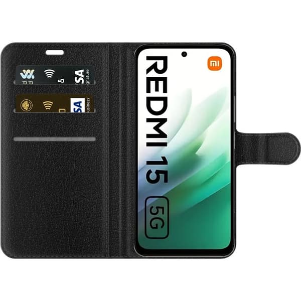 Kompatibelt Plånboksfodral till Xiaomi Redmi 15 5G BTS