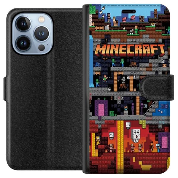 Yhteensopiva Lompakkokotelo Apple iPhone 13 Pro Minecraft