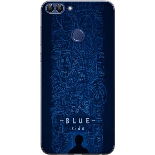 Kompatibelt Mobilskal till Huawei P smart Blue Side illustration
