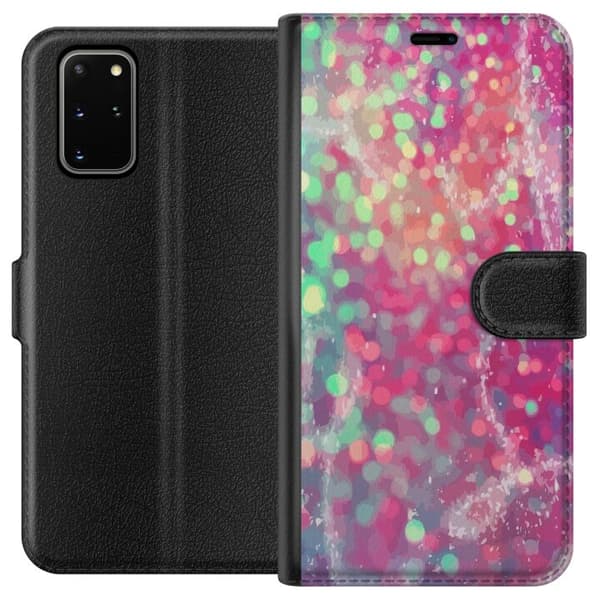 Kompatibelt Plånboksfodral till Samsung Galaxy S20+ Glitter