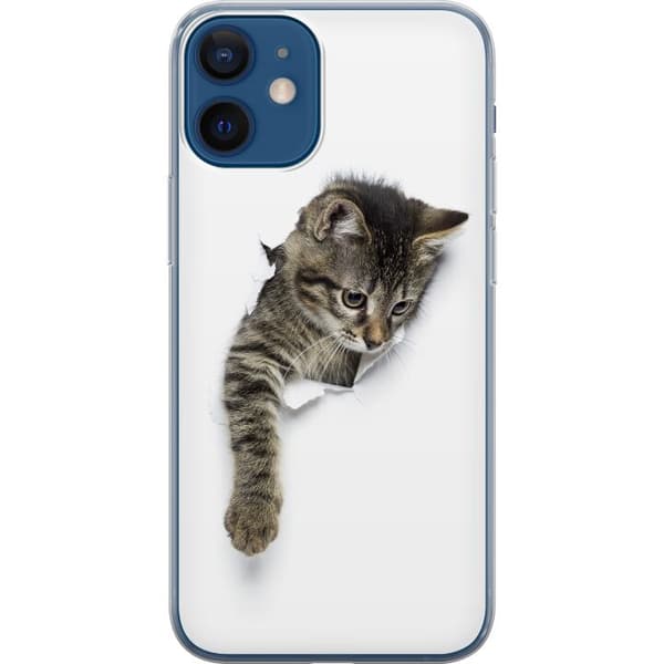 Kompatibelt Mobildeksel til Apple iPhone 12 mini Katt