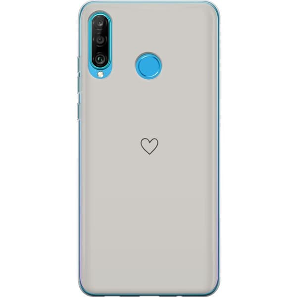 Kompatibelt Mobilskal till Huawei P30 lite Hjärta