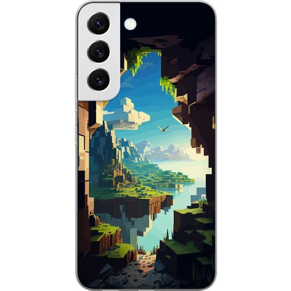 Kompatibelt Mobilskal till Samsung Galaxy S22 5G Minecraft