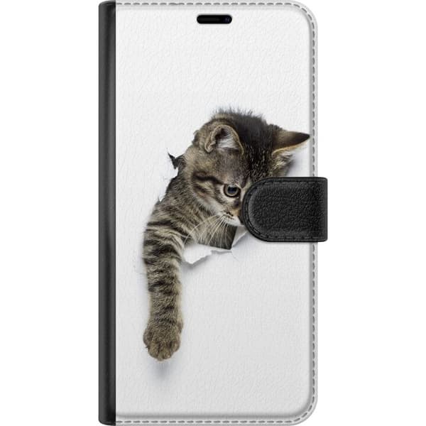 Kompatibelt Plånboksfodral till Apple iPhone 12 Katt