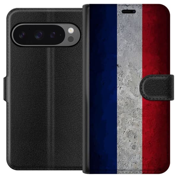 Kompatibelt Lommeboketui til Google Pixel 9 Pro XL Rent fransk flaggdesign