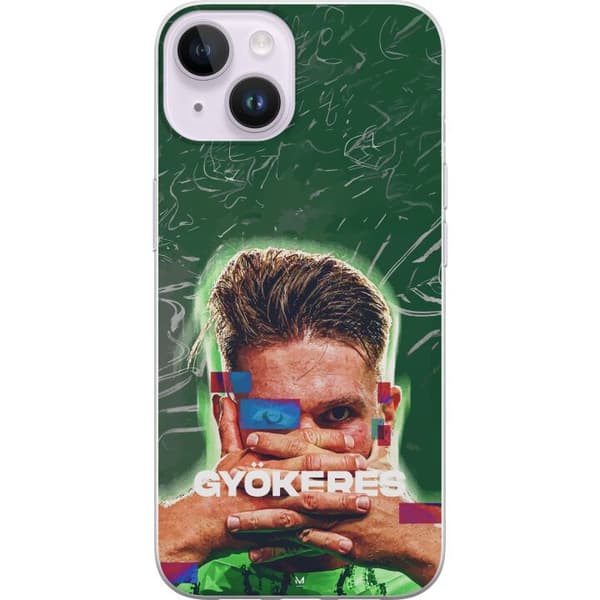 Kompatibelt Mobildeksel til Apple iPhone 15 Plus Viktor Gyökeres grön energi