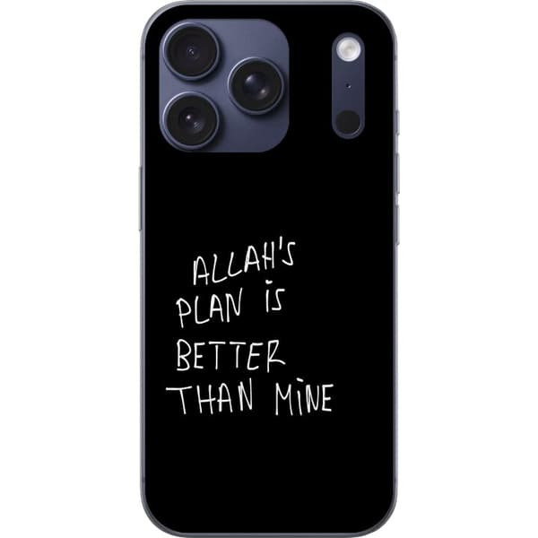 Kompatibelt Mobildeksel til Apple iPhone 18 Pro Allahs plan är bättre än min
