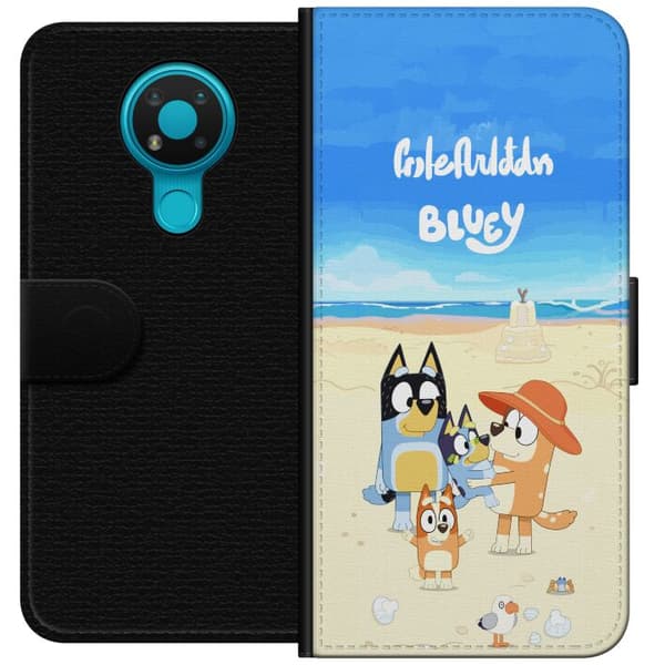 Kompatibelt Plånboksfodral till Nokia 3.4 Bluey