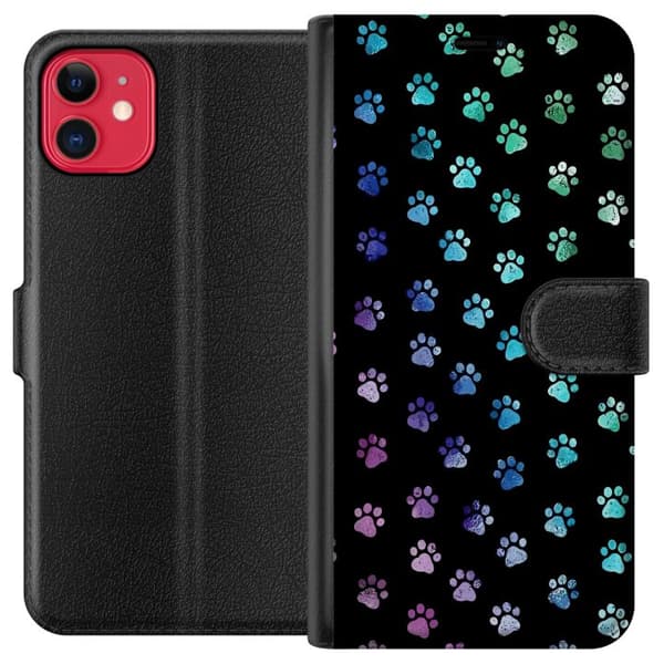 Kompatibelt Plånboksfodral till Apple iPhone 11 Tassar