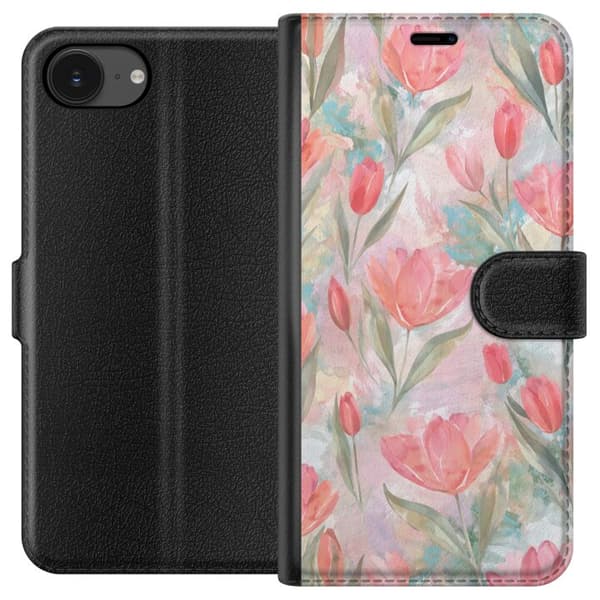 Kompatibel Tegnebogsetui til Apple iPhone 17e Tulips in Bloom