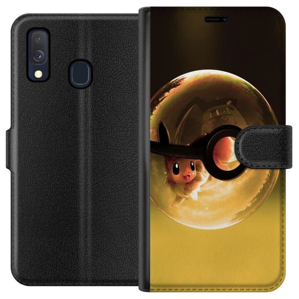 Kompatibelt Plånboksfodral till Samsung Galaxy A40 Pokemon