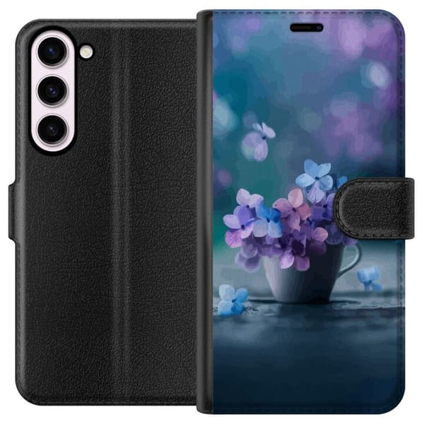 Kompatibel Tegnebogsetui til Samsung Galaxy S23+ Blomster Sød