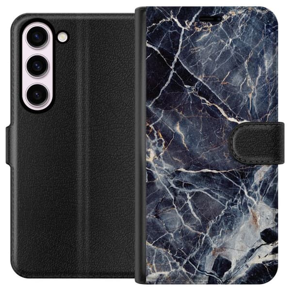 Kompatibelt Plånboksfodral till Samsung Galaxy S23 Marbled