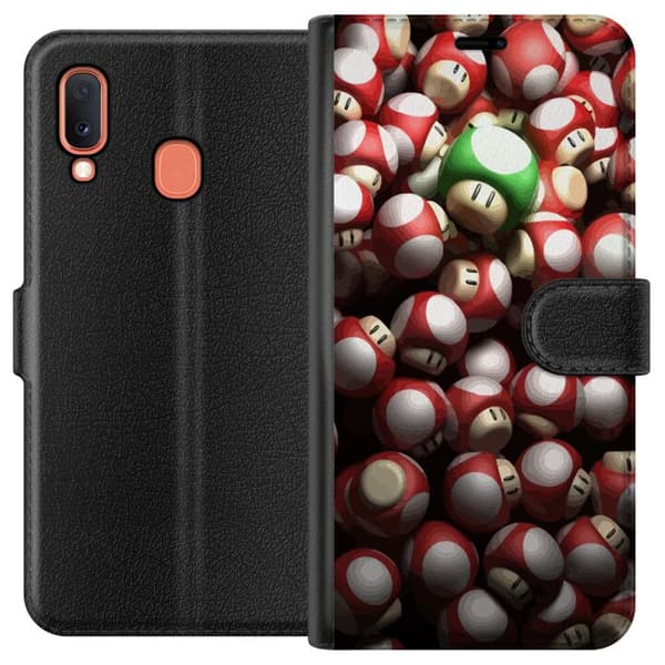 Kompatibelt Lommeboketui til Samsung Galaxy A20e Super Mario Bros