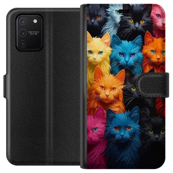 Kompatibelt Lommeboketui til Samsung Galaxy S10 Lite Katter