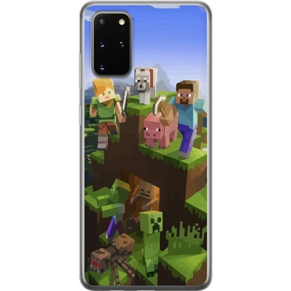 Kompatibelt Mobildeksel til Samsung Galaxy S20+ MineCraft