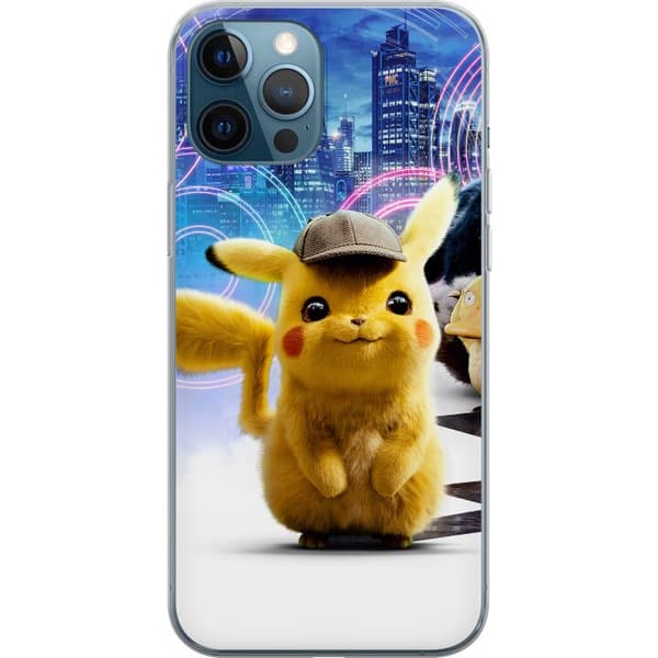 Kompatibelt Mobilskal till Apple iPhone 12 Pro Detective Pikachu - Pikachu