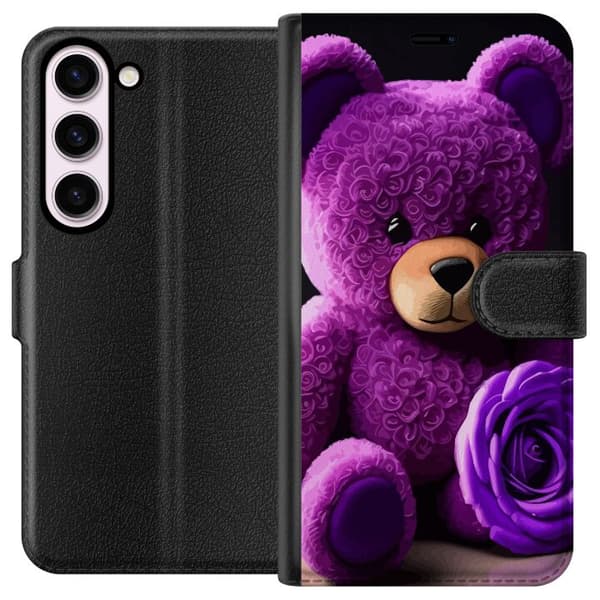 Kompatibel Tegnebogsetui til Samsung Galaxy S23 Teddy Bær