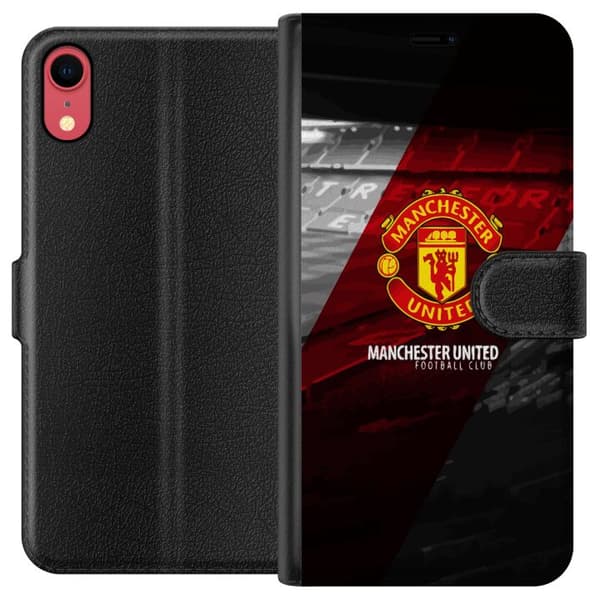 Kompatibelt Plånboksfodral till Apple iPhone XR Manchester United