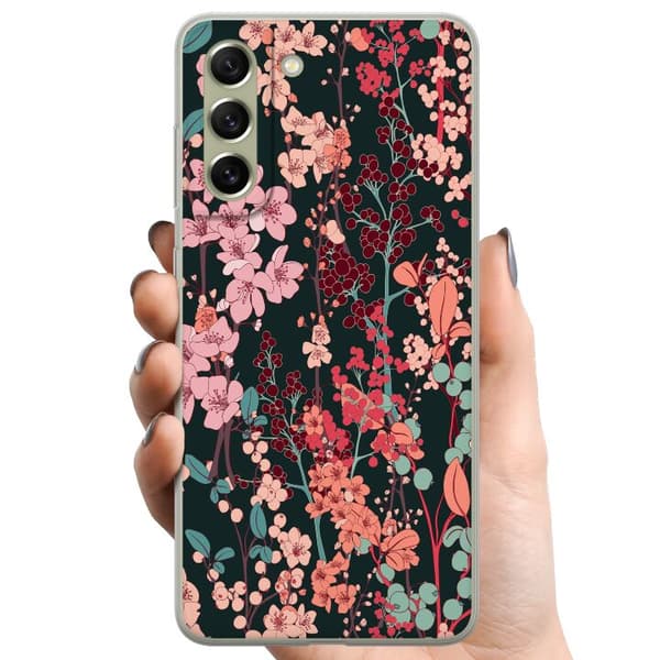 Kompatibelt Mobildeksel til Samsung Galaxy S21 FE 5G Blomster