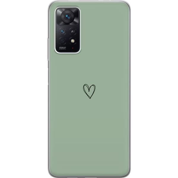 Kompatibelt Mobildeksel til Xiaomi Redmi Note 11 Pro 5G Hjerte