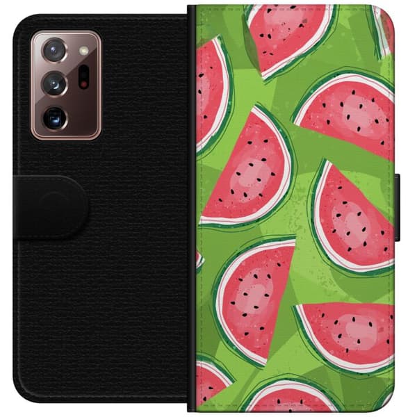 Kompatibelt Lommeboketui til Samsung Galaxy Note20 Ultra Vattenmelon