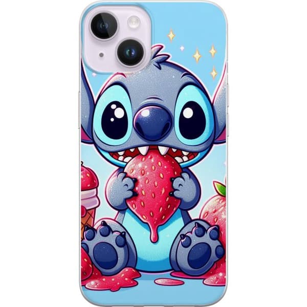 Kompatibelt Mobilskal till Apple iPhone 14 Plus Strawberry Stitch
