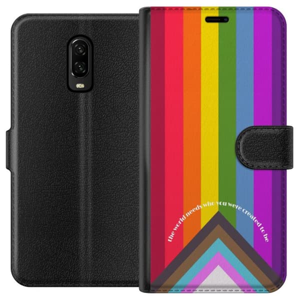 Kompatibelt Lommeboketui til OnePlus 6T Hei verden!