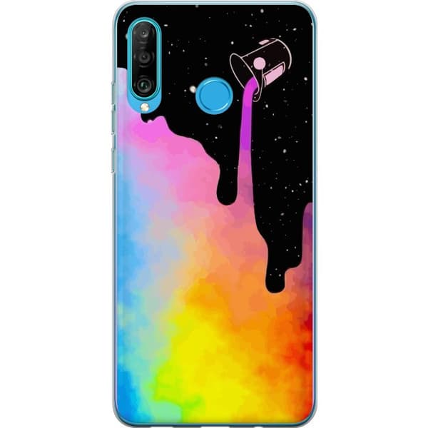 Kompatibelt Mobilskal till Huawei P30 lite Färg i Rymden