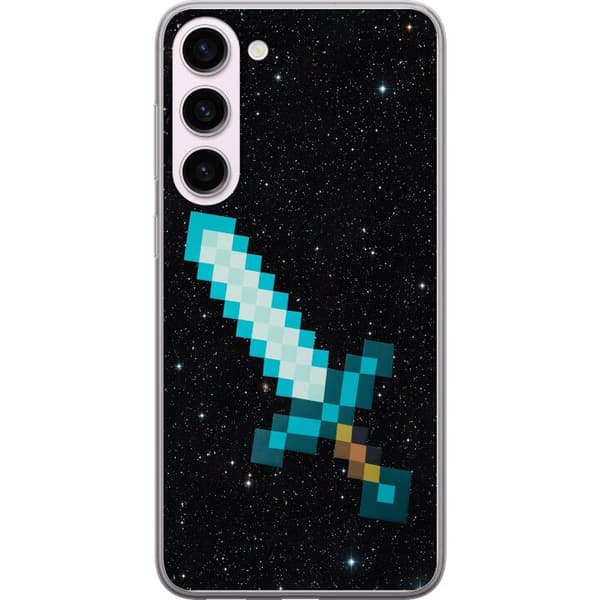 Kompatibelt Mobilskal till Samsung Galaxy S23+ Minecraft Svärd