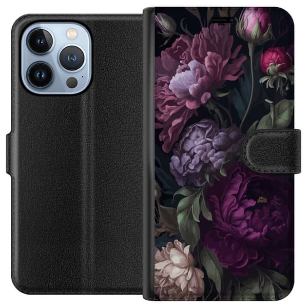 Yhteensopiva Lompakkokotelo Apple iPhone 13 Pro Kukat