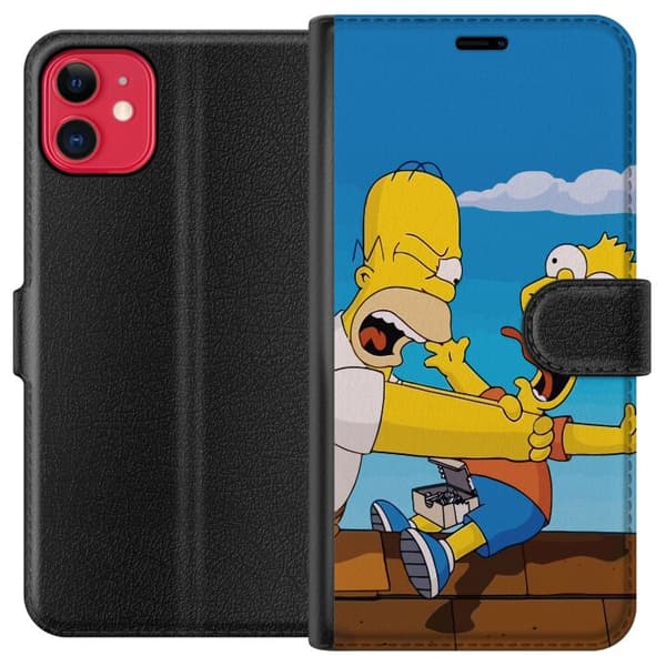 Kompatibelt Plånboksfodral till Apple iPhone 11 The Simpsons