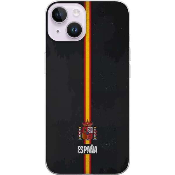 Kompatibelt Mobildeksel til Apple iPhone 14 Plus Stilig design med Spanias flagg
