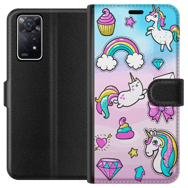 Kompatibelt Plånboksfodral till Xiaomi Redmi Note 11 Pro 5G UNICORN
