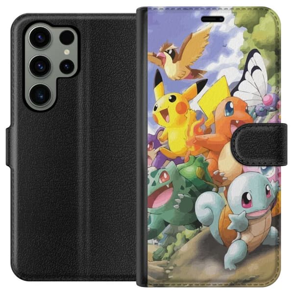 Kompatibel Tegnebogsetui til Samsung Galaxy S23 Ultra Pokemon