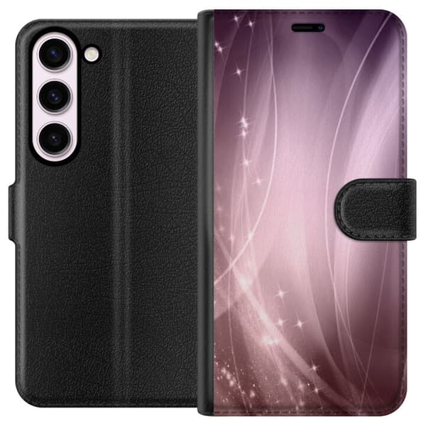 Kompatibelt Plånboksfodral till Samsung Galaxy S23 Rosa